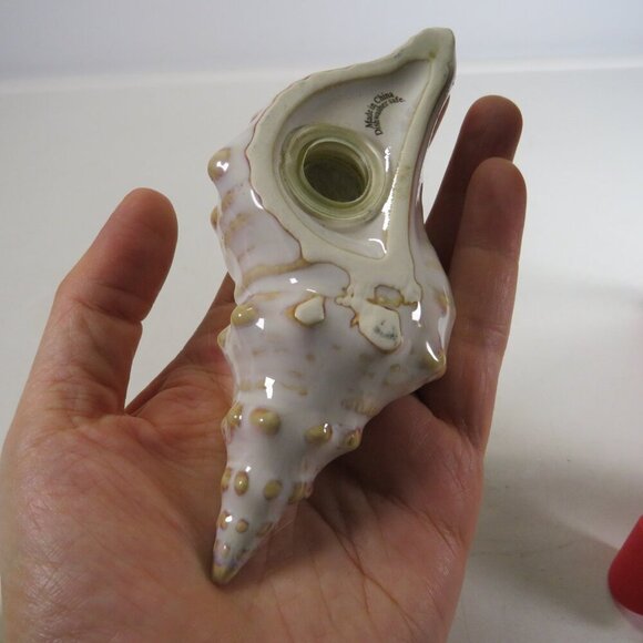 Sea Shell Ceramic Salt & Pepper Shakers Sonoma - Picture 8 of 11